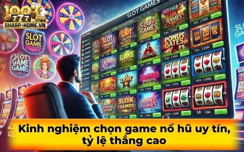 Kinh nghiệm chọn game nổ hũ uy tín, tỷ lệ thắng cao